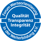 Der Präsentationstrianer PETER MOHR ist Inhaber des QUALITÄT-TRANSPARENZ-INTEGRITÄTS-SIegels