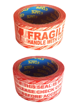 Fragile Printed Tape For Sealing Corrugated Boxes