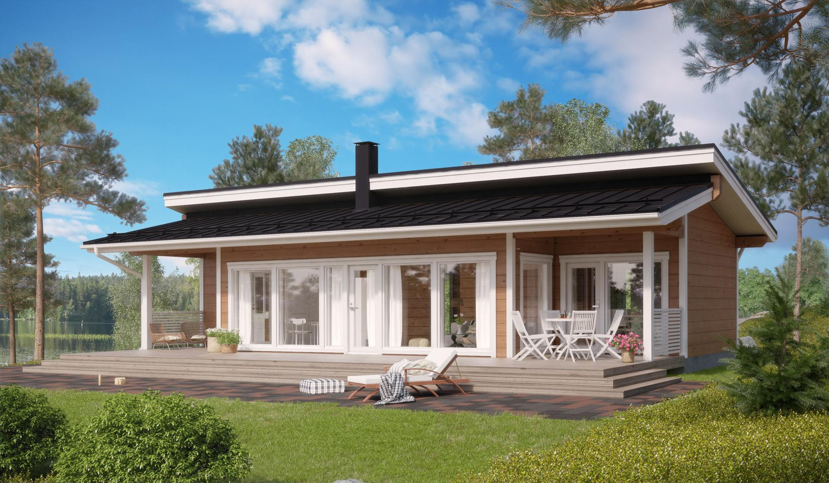 Maison en kit bois