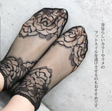 【今年も登場】 レースソックス 385円→180円(税込) 23～25cm   