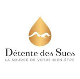 Logo de Détente des Sucs au Pertuis – Partenaire bien-être de Gaëlle Pagès en Haute-Loire, symbolisant la source de sérénité et la relaxation au cœur de la nature.