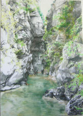 "Jabron", Buntstifte auf Papier, A3, 2010