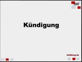 Kündigung