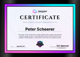 Certficate SISTRIX - peterscheerer.com - SEO Professional, Sistrix Toolbox