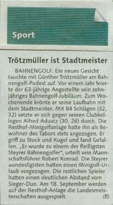 Steyrer Stadtmeisterschaft