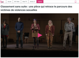 No women's land spectacle sur les migrants Bruxelles