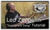 Drum-Tutorial: Led Zeppelin "Immigrant Song"