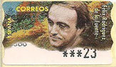 ETIQUETAS ATMS/TÉRMICOS - ESPAÑA - 1.998 - FÉLIX RODRÍGUEZ DE LA FUENTE - 23 PESETAS (MODELO T 13) (21) (ETIQUETA **NUEVA) 6€.