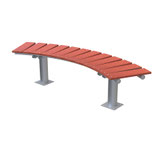 BANCA URBANI ECO CURVA BCUBECOCVM  para parques, escuelas, centros comerciales, corporativos, andadores, plazas públicas