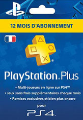 Abonnement Playstation Plus 12 mois