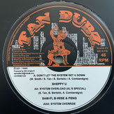 SHEPPY U, DIGGORY KENDRICK  Don't Let The System / Waterfall Rock  Label: Tan Dubz (12")