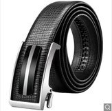 Clickandbay- Men's-Leather-Belt-Fashion-Black