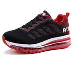 Clickandbay- Scarpe-Sportive-Uomo-Donna-Nero-Rosso