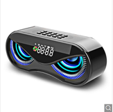 Clickandbay- Owl-Design-Wireless-Bluetooth-Speaker-Black  