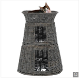 Clickandbay- 3-Piece-Cat-Basket-Set -Gray