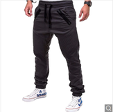 Clickandbay- Men's-Casual-Sports-Pants - Black