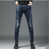 Clickandbay- Four-Seasons-Elastic-Jeans-Dark-Blue