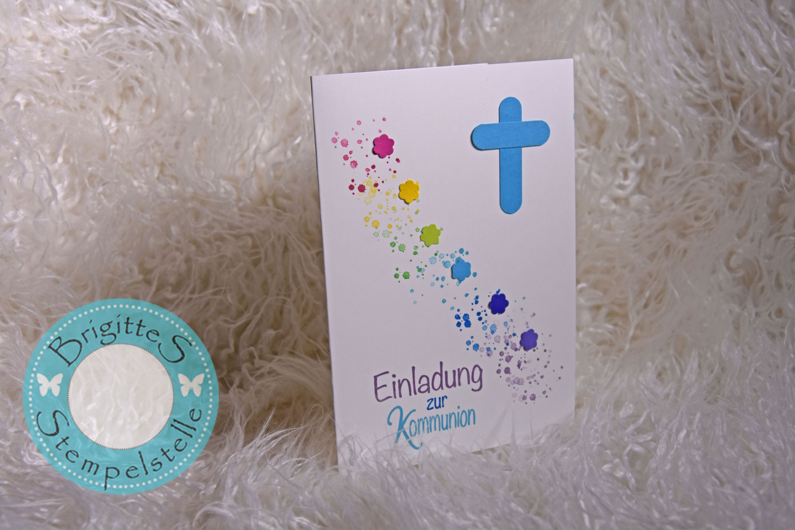 Einladungen zur Kommunion - Brigittes Stempelstelle Alles rund ums ...