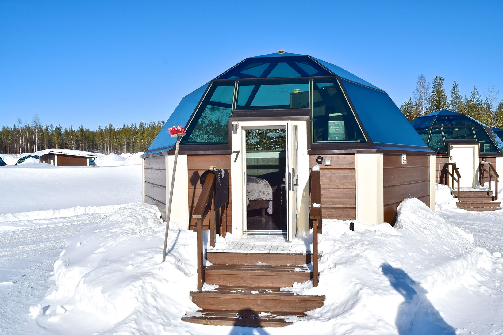 Visiting the Arctic Snow Hotel & Glass Igloos in Rovaniemi, Finland