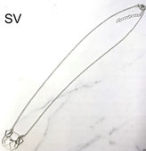 ユニークなネックレス  990円→580円(税込）  トップ　1.7×2cm