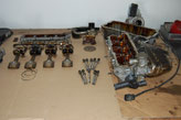 zerlegter Motor