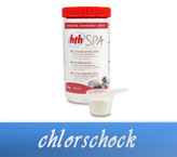 Chlorschock Pulver HTH SPA Wasserpflege Whirlpoolchemie Symbol
