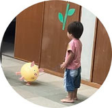お散歩ぶたさんとお散歩中 ❤