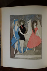 André Gide, La Tentative amoureuse ou le Traité du vain désir, NRF, 1921, illustrations de Marie Laurencin, livre rare, reliure originale