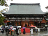 秋の京都・・・雨　　　　　　　　　八坂神社・結婚式