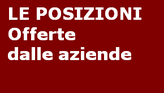 Trova Lavoro - le Posizioni Offerte