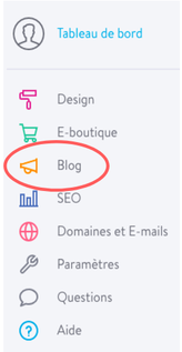 Créer un blog avec Jimdo