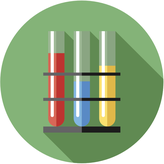 Reagenzgläser vom Schnelltest in München
