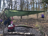 Eine Bude bauen – Waldkinder Rüdersdorf, Foto: B. Soldanski-Riedel