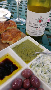 Delicious nibbles and delicate wine in the gardens at KCC La Vie En Rose, Johannesburg. Dante Harker