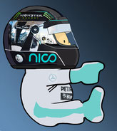 Nico Rosberg by Muneta & Cerracín