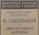 Libro de F. Vera de cuentas ajustadas