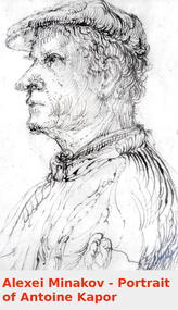Alexei  Minakov  Portrait of Antoine Kapor