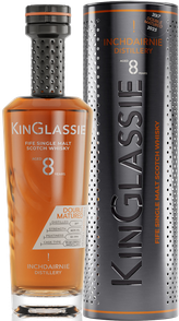 KinGlassie „Double Matured“, 8 Jahre, peated, 46,3%, Natural Colour & Non-chill filtered