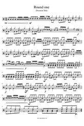 Drumsolo Sheet PDF