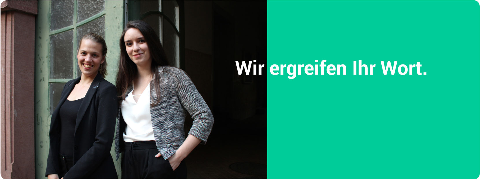 Julia Schulte und Marike Telgen. Konferenzdolmetscherinnen und Übersetzerinnen. 