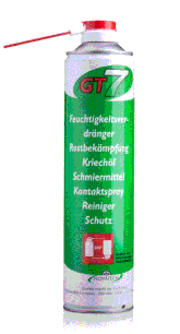 GT 7 600ml Feuchtigkeitsverdränger,Rostbekämpfer,Kriechöl,Schmiermittel,Kontaktspray,Reiniger,Schutz