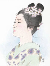 喜多浩子作品「孝謙天皇」