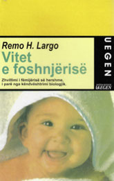 Autor: Remo H. Largo, Buchtitel: Babyjahre, Übersetzung: Albanisch