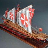  36-8  Galley for Knights of Malta | Mamoru KIMURA