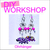 Schmuck Workshop Düsseldorf Ohrhänger gestalten 39 € pro Teilnehmerin