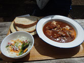 八ヶ岳　黒百合ヒュッテ　ランチ