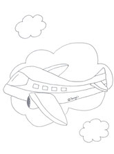 Flugzeug Kindergartentasche