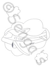 Flugzeug Kindergartentasche