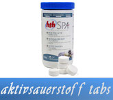 Aktivsauerstoff Tabletten 20g HTH SPA Wasserpflege Whirlpoolchemie Symbol
