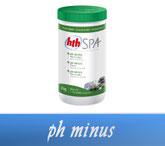 pH-Minus Granulat HTH SPA Wasserpflege Whirlpoolchemie Symbol